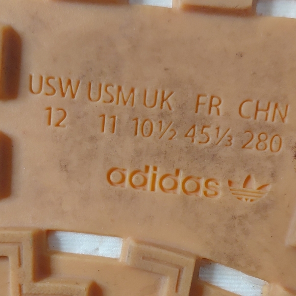 adidas Men's Cream and Multicolor Athletic Shoes - Picture 8 of 8